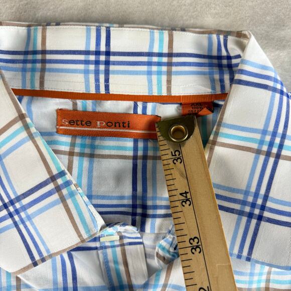 Men's Long Sleeve Button Down Shirt XXL | Tommy Hilfiger, Bass, Sette Ponti - Picture 8 of 13